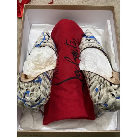 Christian Louboutin So Kate Python Vulcano BNIB 10 - Picture 9 of 9